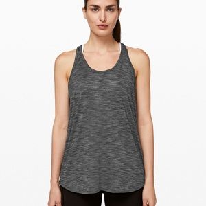 Lululemon heathered black size 2 singlet